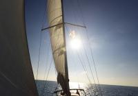 bateau à voile voiles mât voilier Soleil